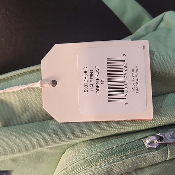 Mini 10L Jansport backpack in mint green - Picture 2 of 4